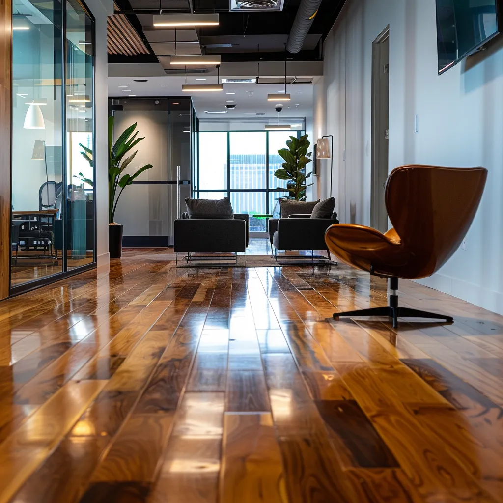 table of contents, a a modern stylish office interio